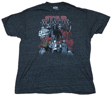 Star Wars The Last Jedi Mens T-Shirt  -  Badies Over Rebels Group Image