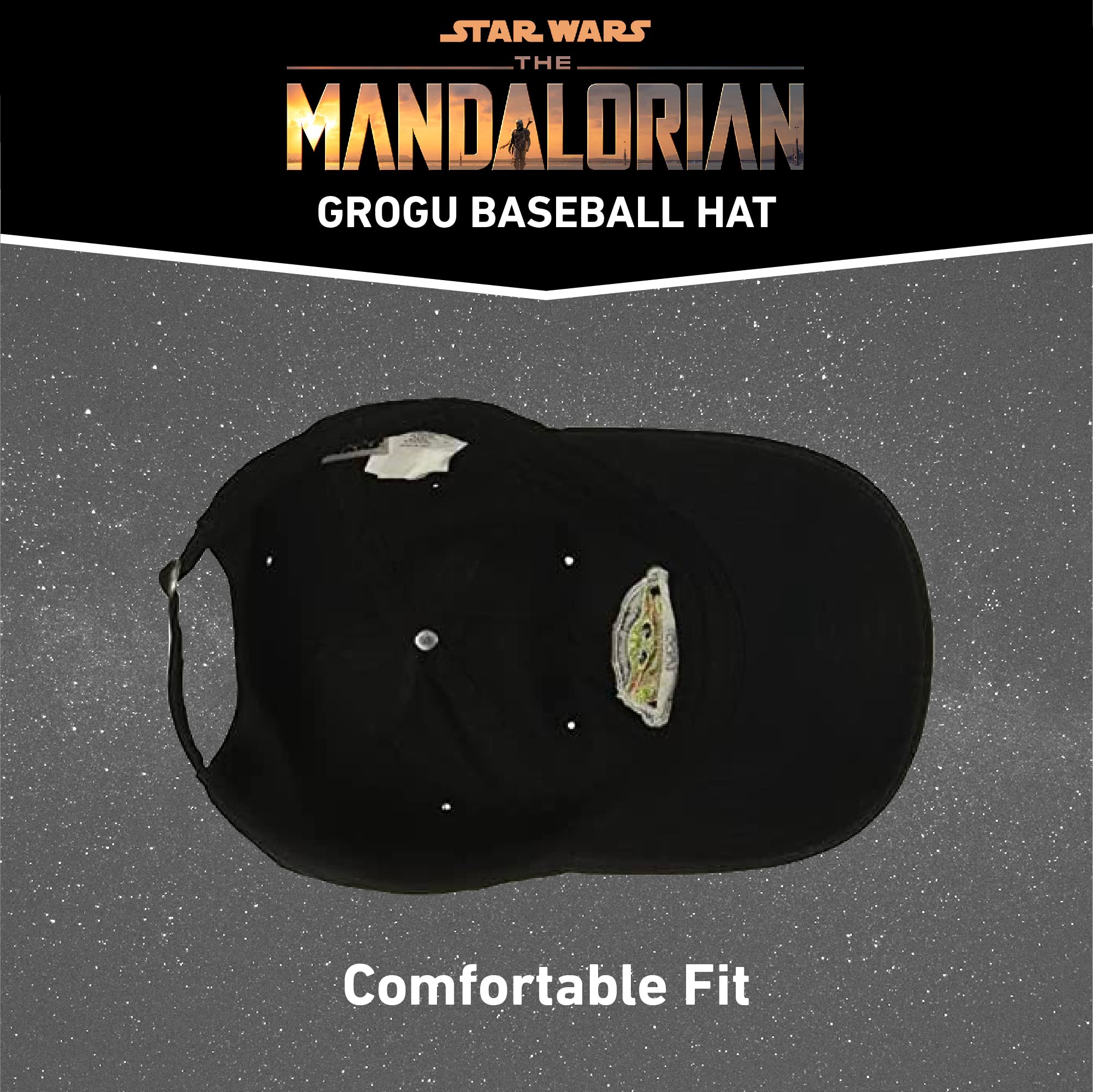 Star Wars The Mandalorian The Child Cotton Adjustable Baseball Cap, Grogu Dad Hat