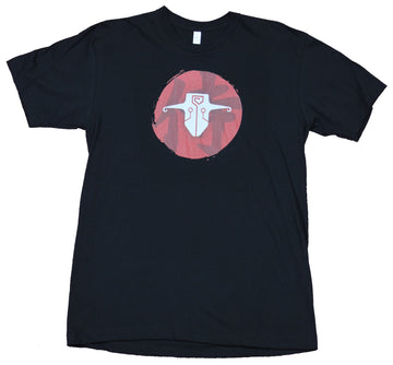 DOTA II Mens T-Shirt - Fighter Mask Image Circle Image