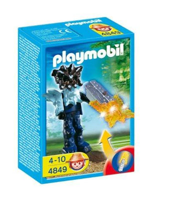 Playmobil Temple Guard with Orange Light Weapon