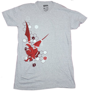 Dungeons & Dragons Womens T-Shirt Dress - Hexagon Dragon Design