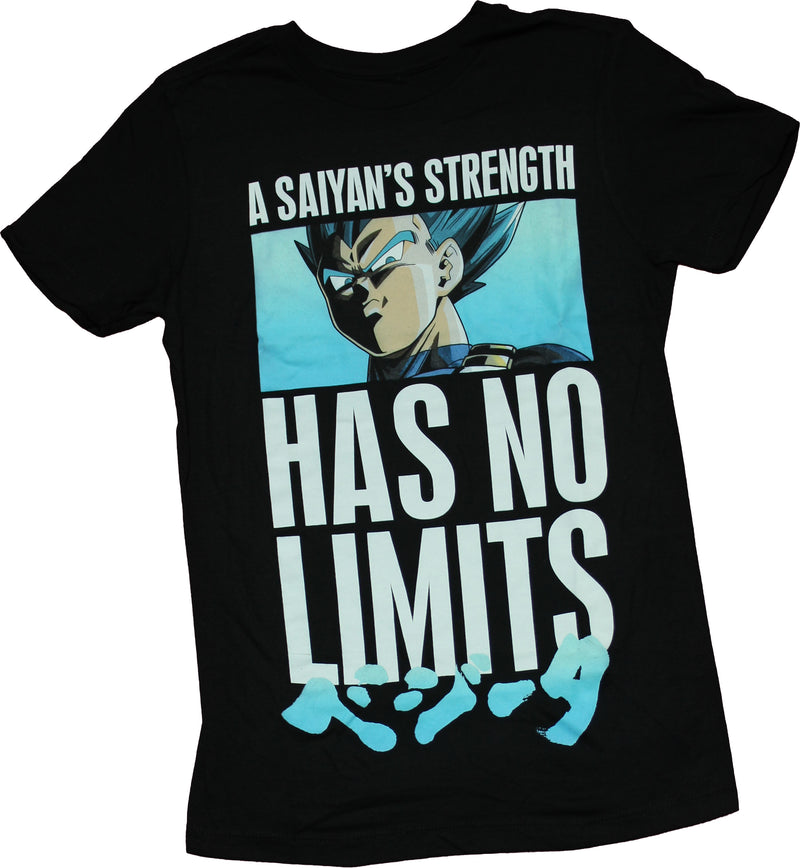 Dragon Ball Z Mens T-Shirt - Saiyans Strength Has no Limits - Inmyparentsbasement.com