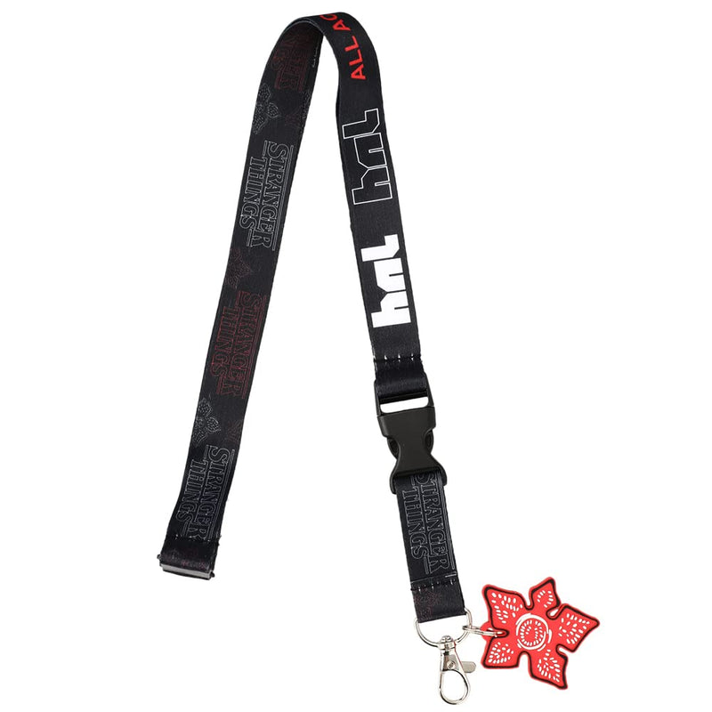 Bioworld Stranger Things Lanyard with Clear Sleeve - Inmyparentsbasement.com