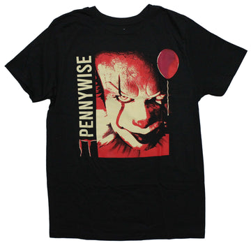 It Mens T-Shirt - PennyWise Distressed Red Close Up Along Name