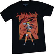 Naruto Shippuden Mens T-Shirt - Naruto Front Sasuke Back Art - Inmyparentsbasement.com