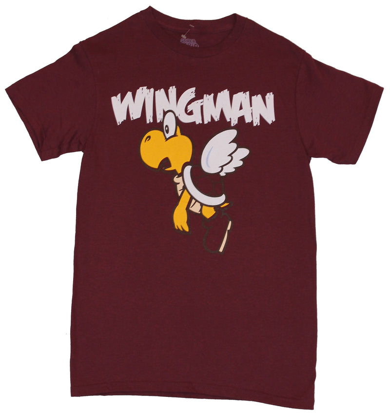 Super Mario Brothers Mens T-Shirt  - Wingman Koopa Troopa Image
