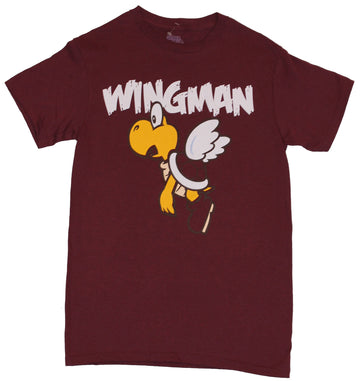 Super Mario Brothers Mens T-Shirt  - Wingman Koopa Troopa Image