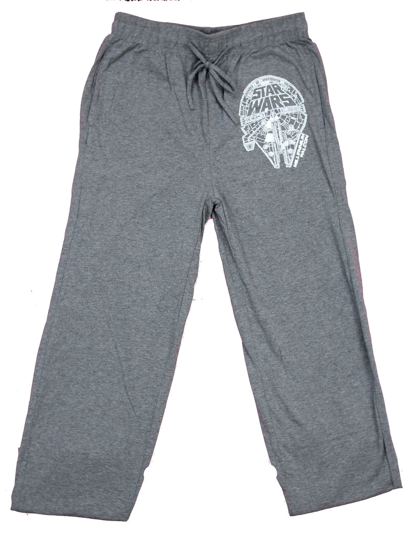 Star Wars Millenium Falcon Logo Mens Lounge Pajama Pants