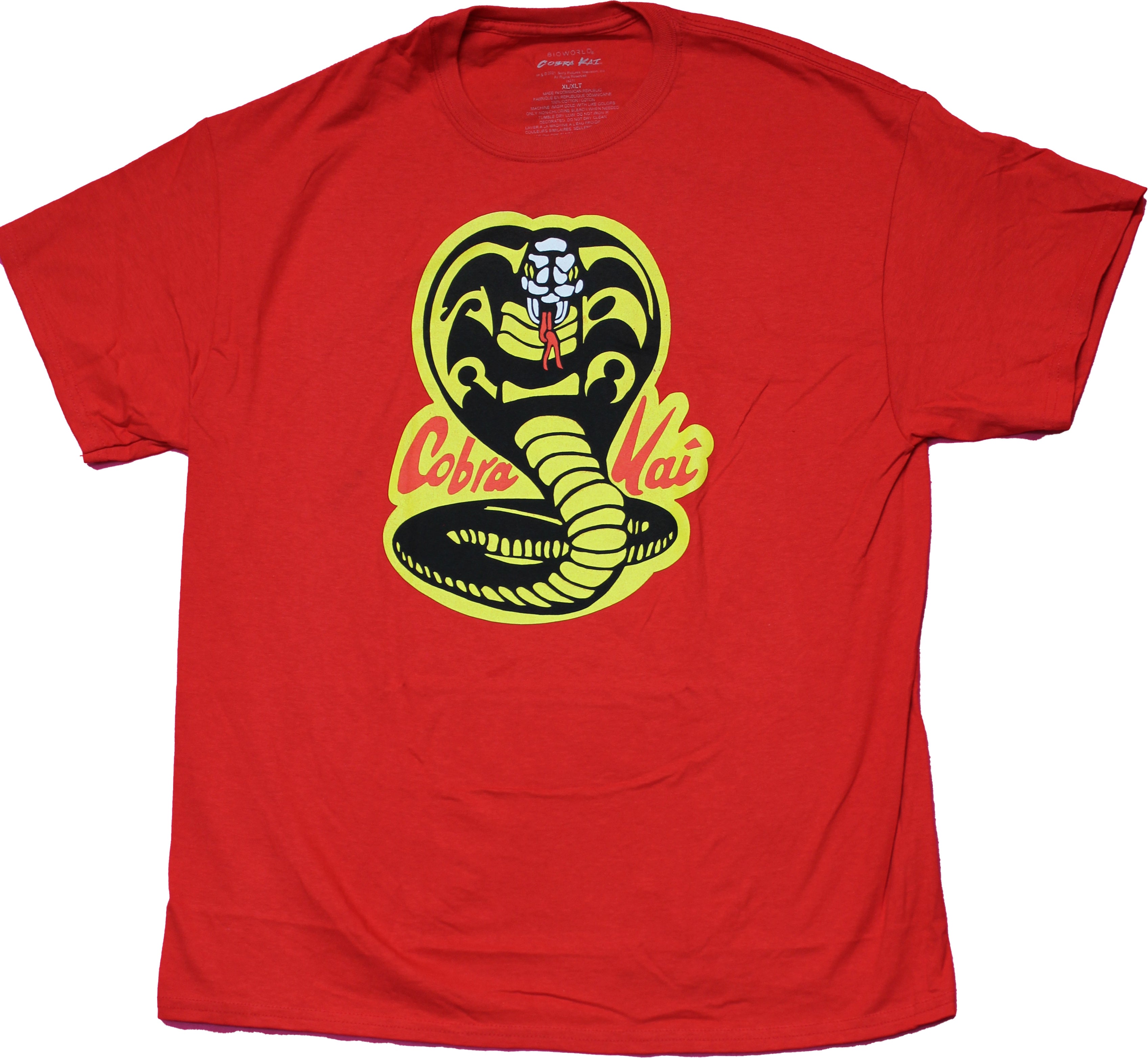Cobra Kai Mens T-Shirt - Large CobraClassic  Logo