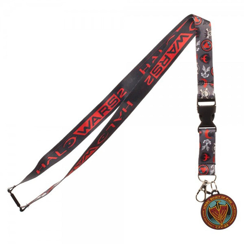 Halo Wars 2 Icon Lanyard with Collectible Stiker, ID Badge Holder, & Charm