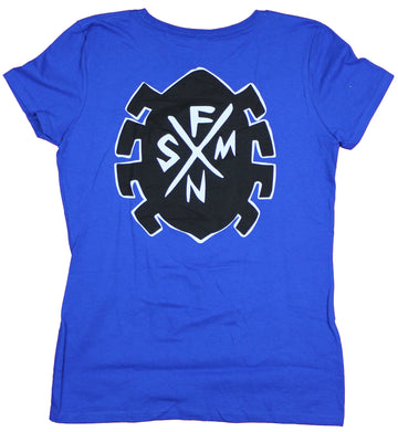 Spider-man Girls Juniors T-Shirt- Spider-punk SFMN Spider Logo Back