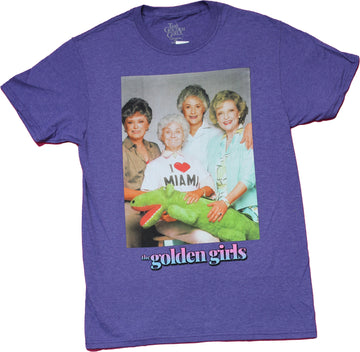 Golden Girls Mens T-Shirt - Family Portrait I Love Miami