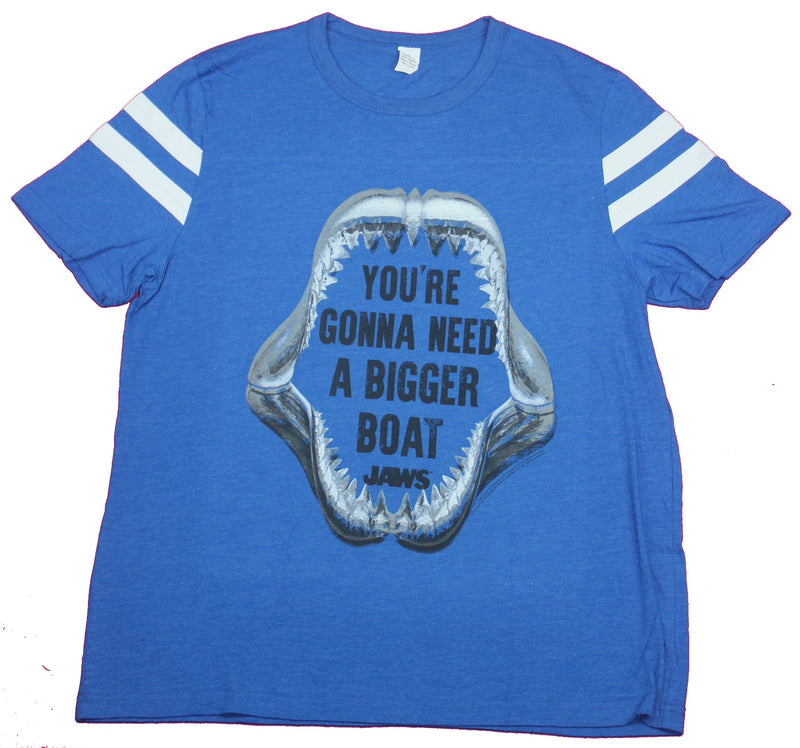 Jaws Mens T-Shirt- You're Gonna Need A Bigger Boat Shark Teeth Image