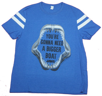 Jaws Mens T-Shirt- You're Gonna Need A Bigger Boat Shark Teeth Image