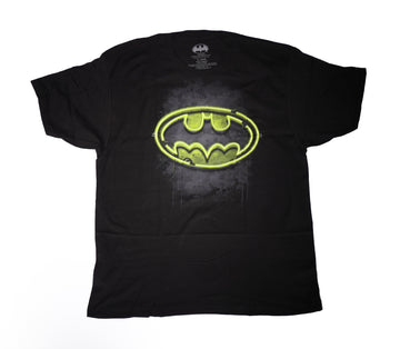 Batman Mens T-Shirt - Neon Light Style Batman Image