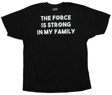 Star Wars Mens T-Shirt - Force Strong With My Family
