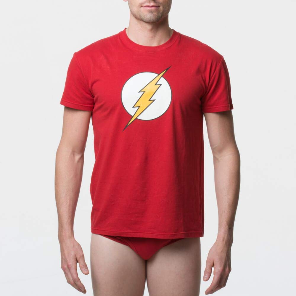 Shazam! Mens Underoos T-Shirt & Briefs Set
