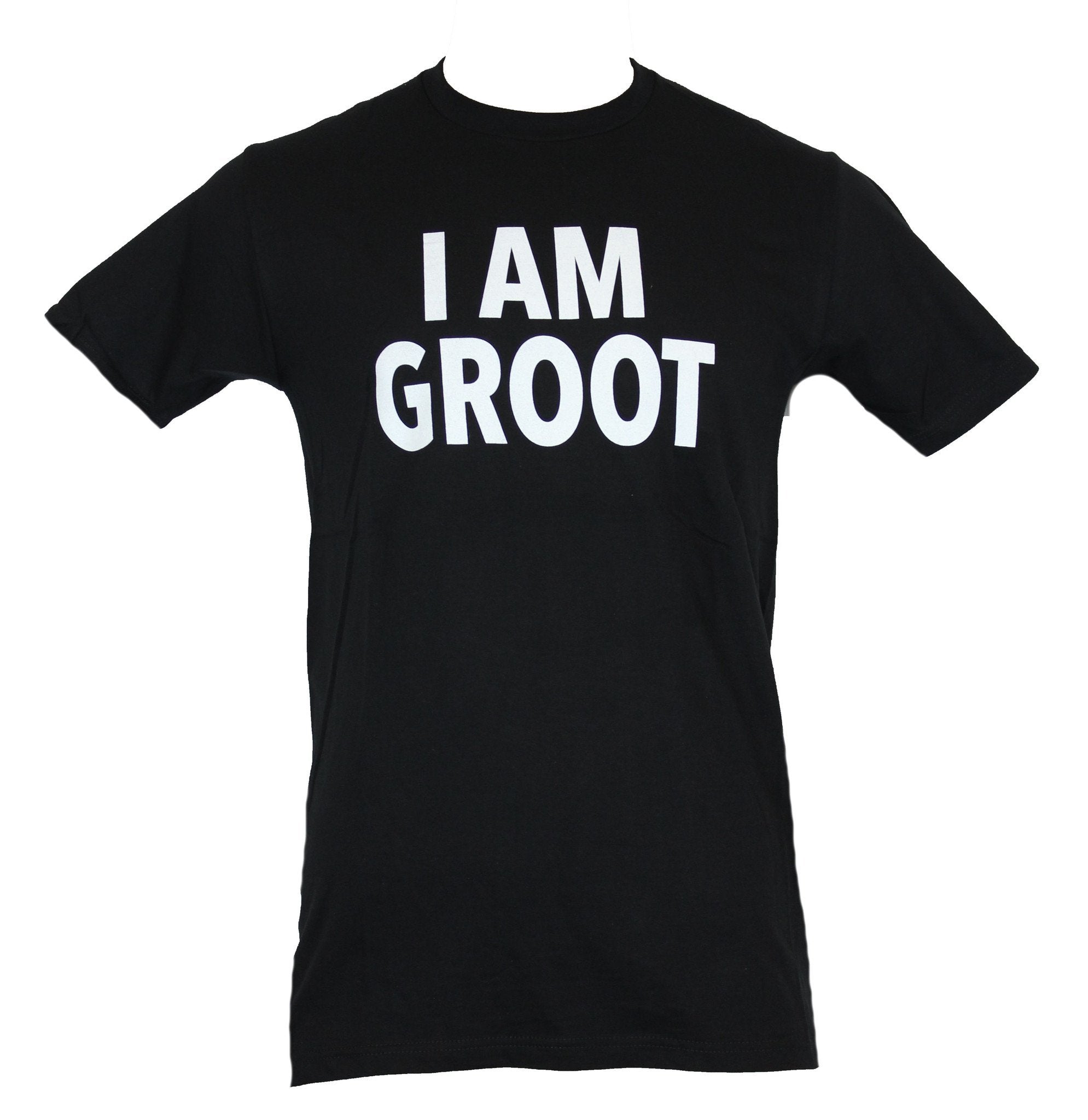 Guardians of the Galaxy Mens T-Shirt - "I Am Groot" Simple Word Logo