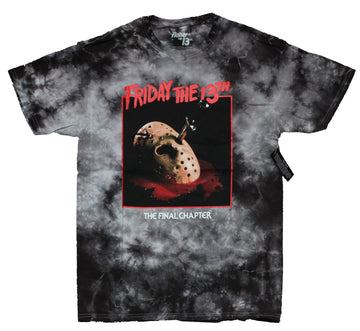 Friday the 13th Mens T-Shirt - The Final Chapter Mask Stab Image