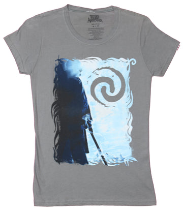 The Last Airbender Girls Juniors T-Shirt - Avatar Next To Air Symbol