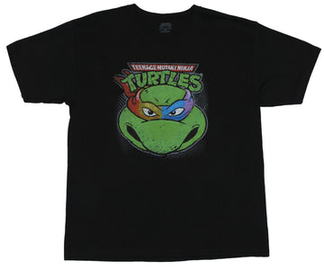 Teenage Mutant Ninja Turtles TMNT  Mens T-Shirt -  Four Colored Masked Turtle