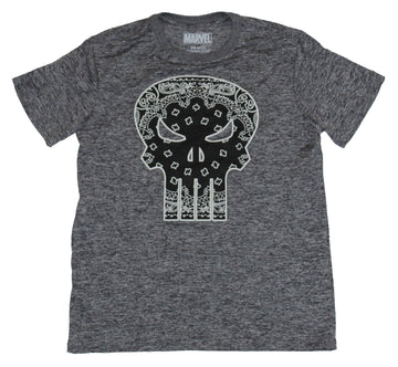 The Punisher Moisture Wicking Mens T-Shirt - Bandanna Designed Skull Logo