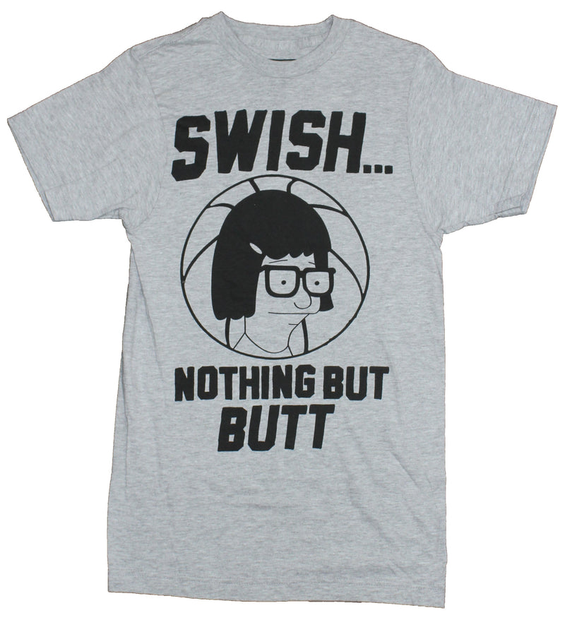 Bob's Burgers Mens T-Shirt - Swish Nothing But Butt Tina Image