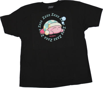 Kirby Mens T-Shirt - Sleepy Kirby ZZZZZZZ