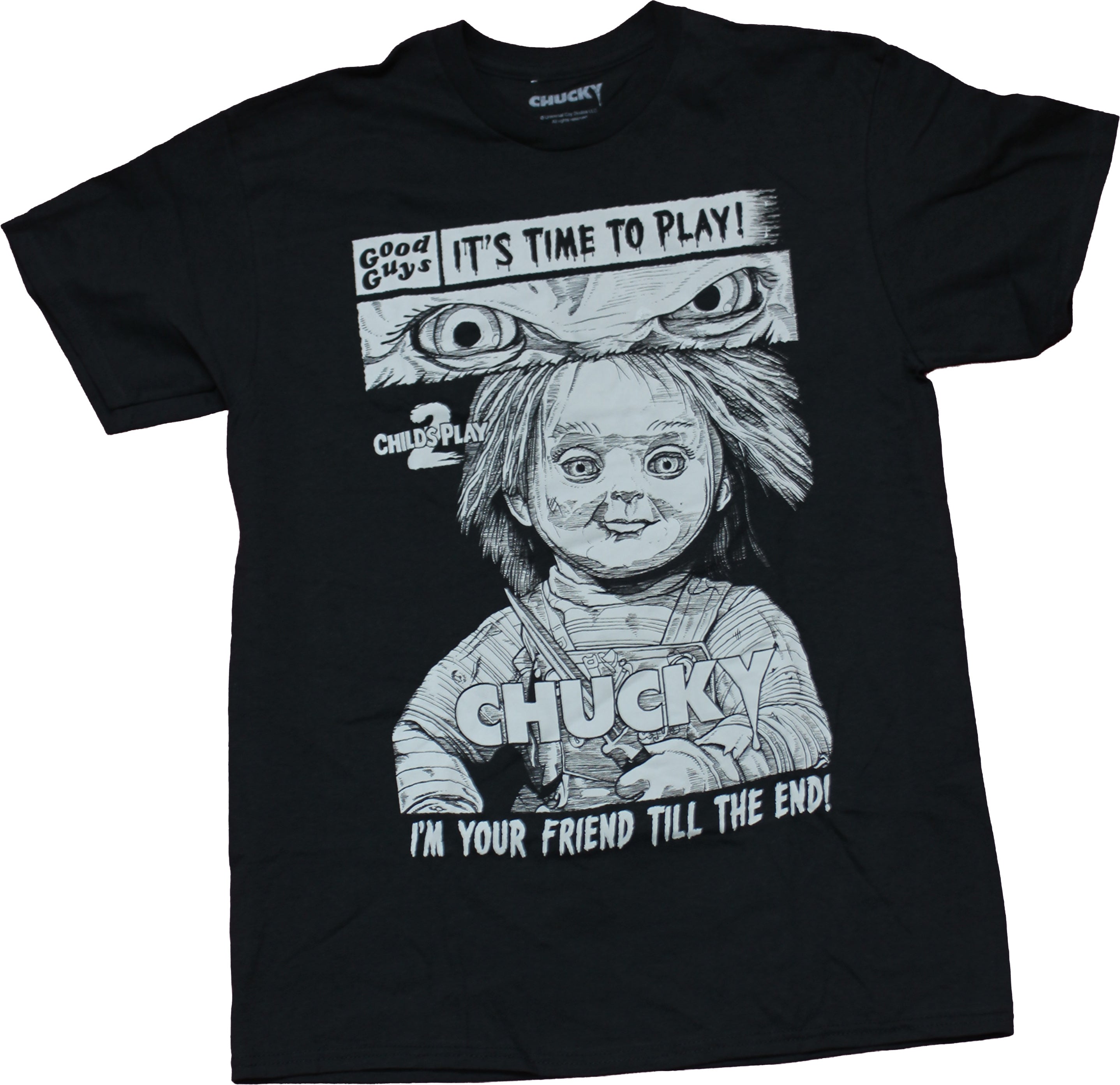 Child's Play 2 Mens T-Shirt - Your Friend till The End Good Guys Last