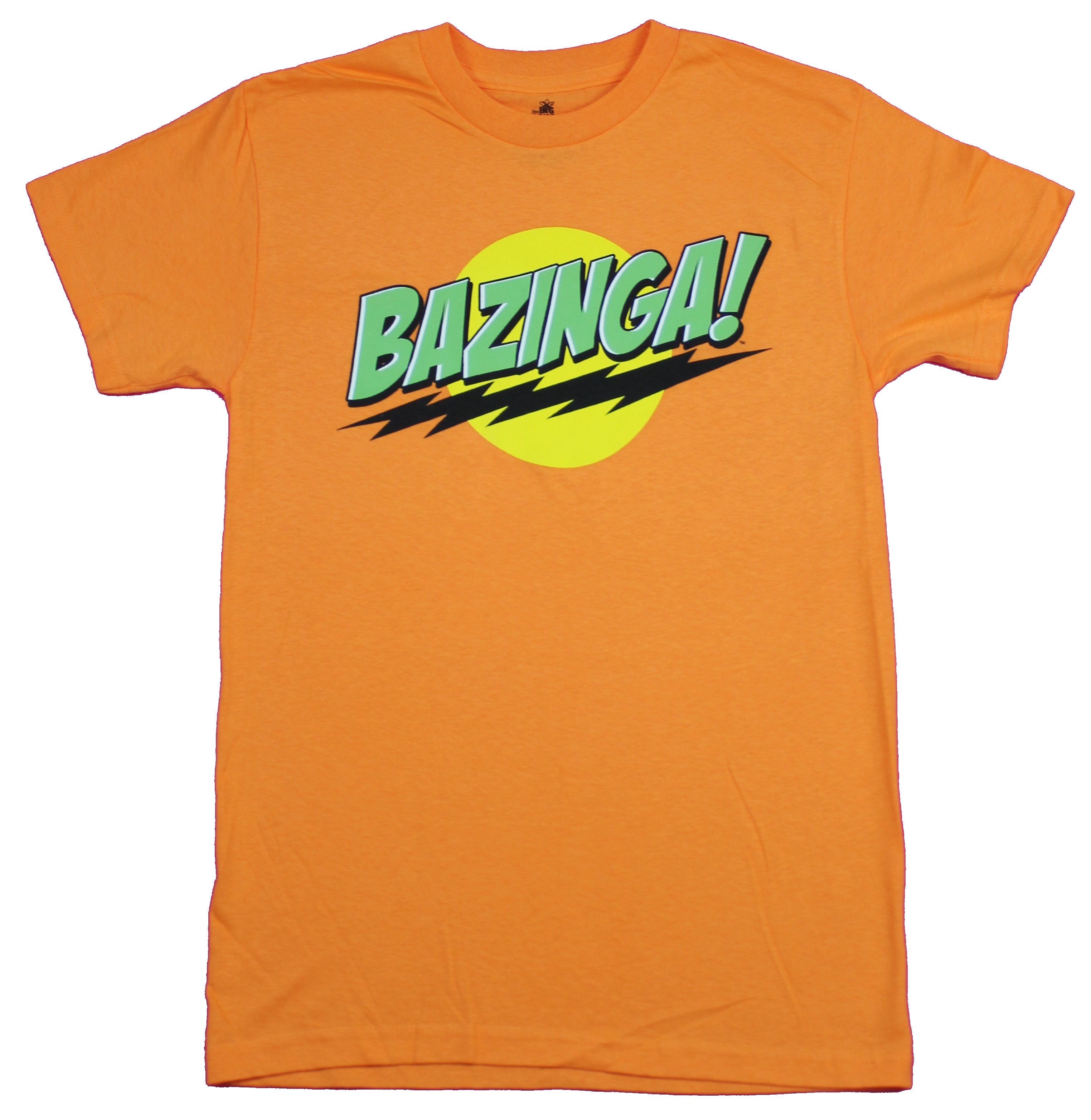 The Big Bang Theory Mens T-Shirt  - Bazinga Classic Word Logo