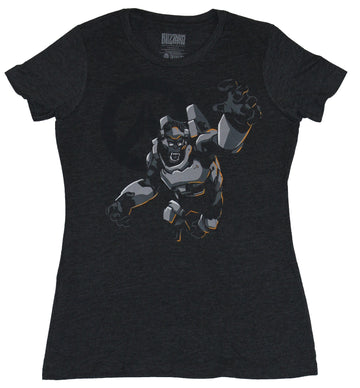 Overwatch Girls Juniors T-Shirt - Winston: Humanity's Champion