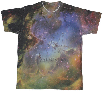 Palmistry Mens T-Shirt -  Spacy Palm Image Allover
