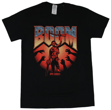 Army of Darkness Mens T-Shirt - Boom Game Style istory Pose Image