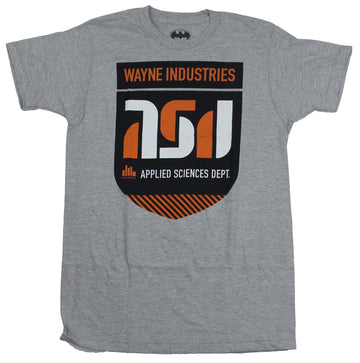 Batman DC Comics Mens T-Shirt - Wayne Industries Logo Image