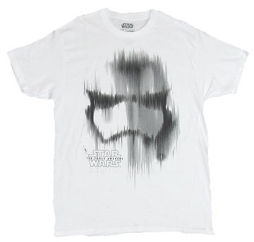 Star Wars Force Awakens Mens T-Shirt - Static Stormtrooper Face