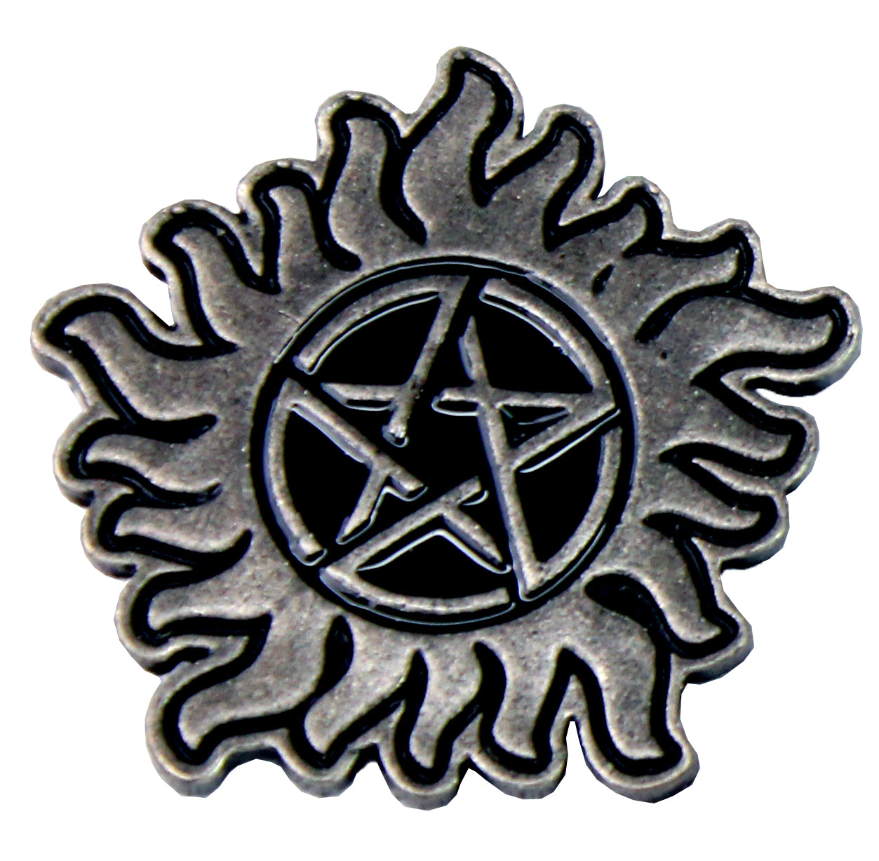 Supernatural Winchester Logo & Protection Tattoo Enamel Collector Lapel Pin