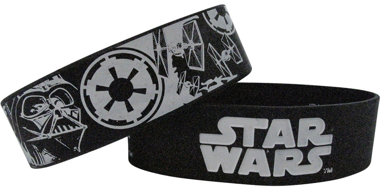 Star Wars Name and Empire Rubber Wristband Set