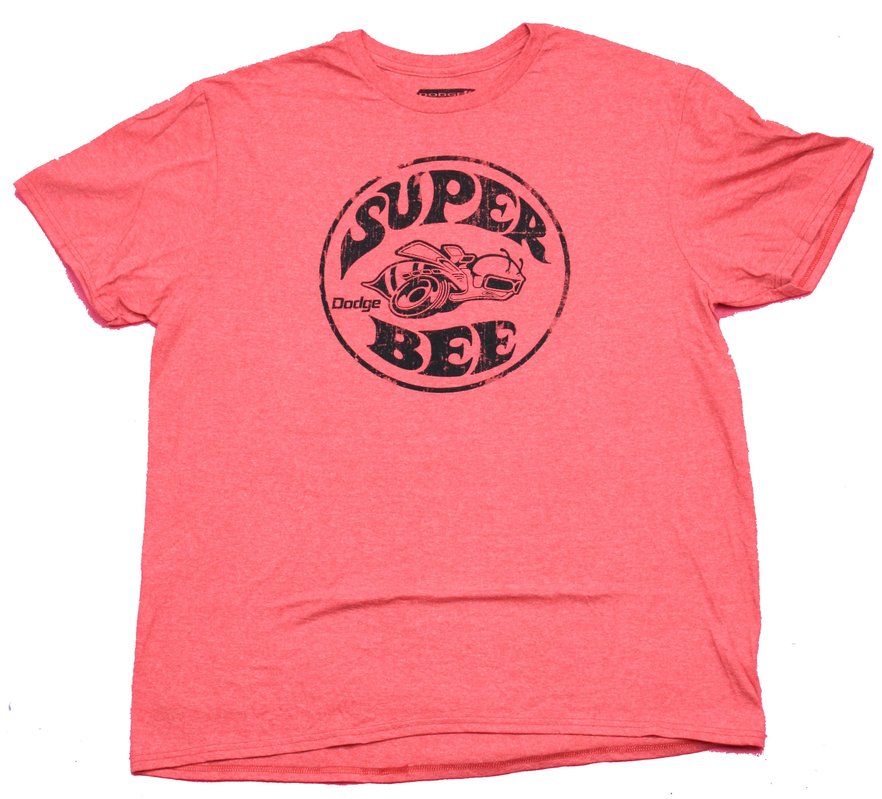 Dodge Super Bee Mens T-Shirt  - Distressed Super Bee Logo Image