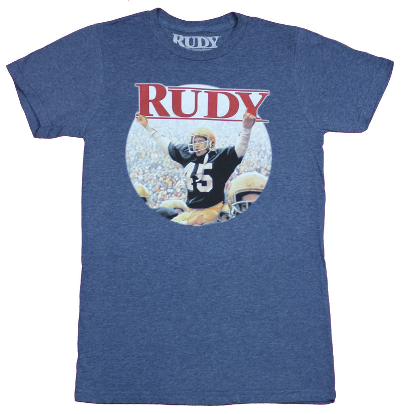 Rudy Mens T-Shirt - Victorious Movie Poster Circle Image - Inmyparentsbasement.com