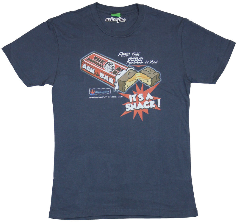 Star Wars Mens T-Shirt - Feed the Rebel in you  The Admiral Ack Bar Snack - Inmyparentsbasement.com