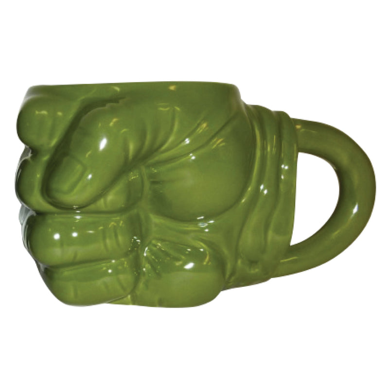 Vandor Marvel Hulk Fist Shaped Ceramic Soup Coffee Mug Cup, 4.3 x 6.3 Inch, 1 Count (Pack of 1) - Inmyparentsbasement.com
