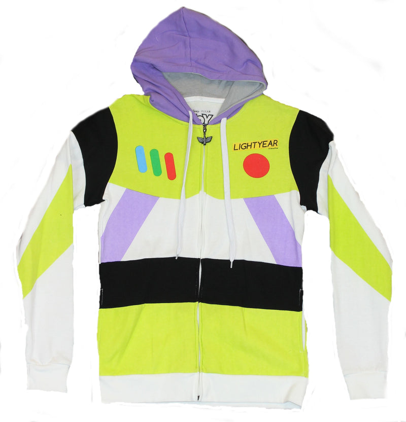 Toy Story Mens Hoodie Sweatshirt - Buzz Lightyear Complete Costume Front