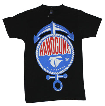 Handguns Mens T-Shirt - "Capsize" Anchor and Rope Logo Image