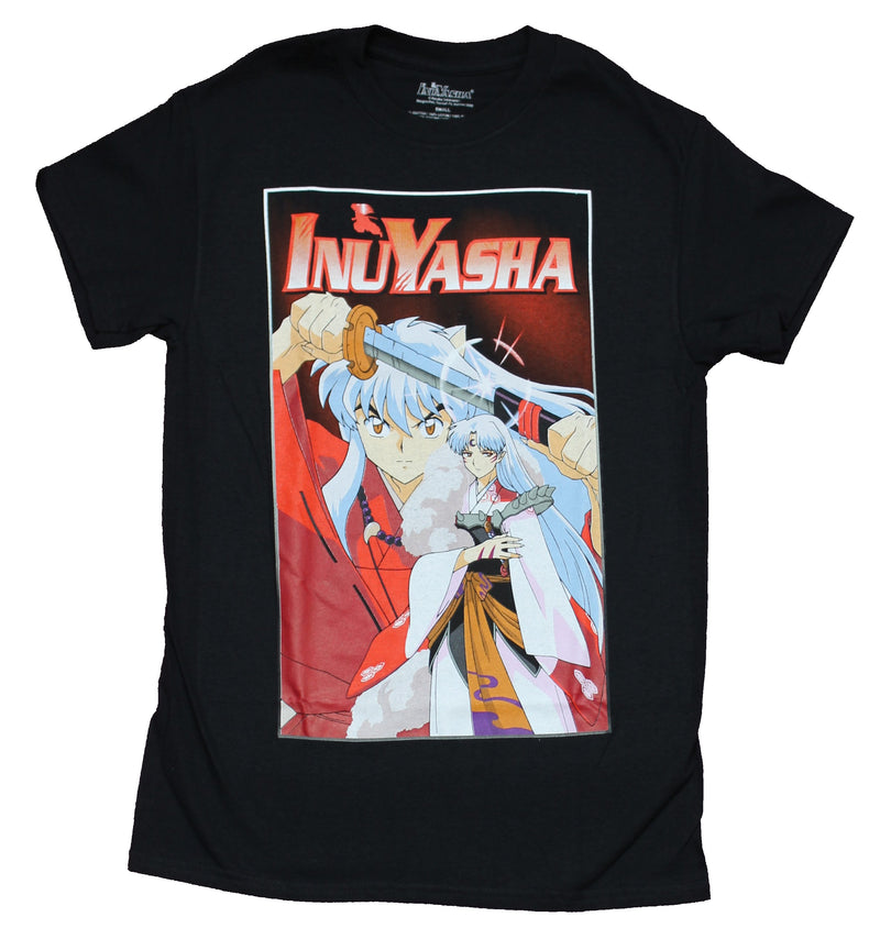 Inuyasha Mens T-Shirt - Inuyasha & Sesshomaru Duo Box Image - Inmyparentsbasement.com