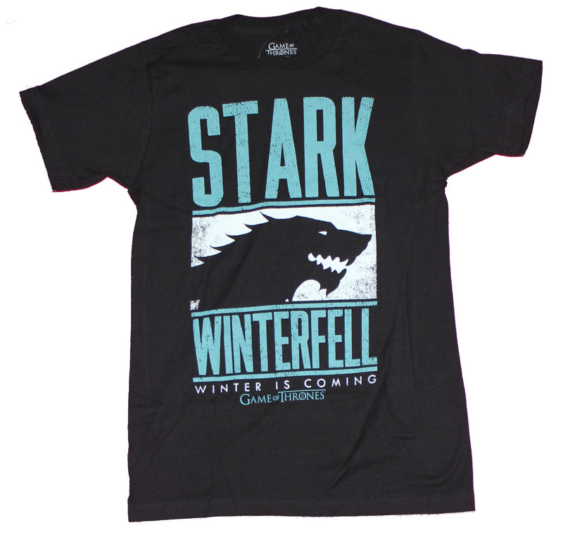Game of Thrones Mens T-Shirt- Stark Logo Winterfell Under Sigil Image - Inmyparentsbasement.com