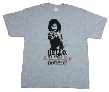 The Princess Bride Mens T-Shirt  - Hello My Name Is Inigo Prepare to Die