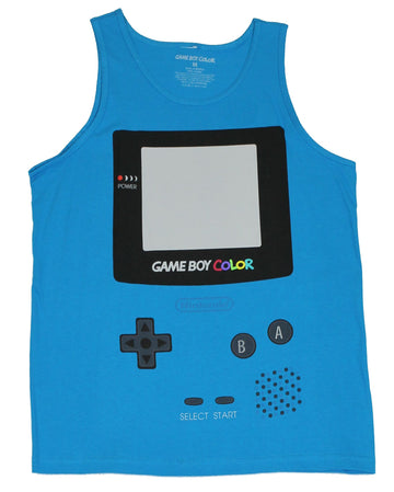Game Boy Color Mens Tank Top - Giant Allover Gameboy Color Image