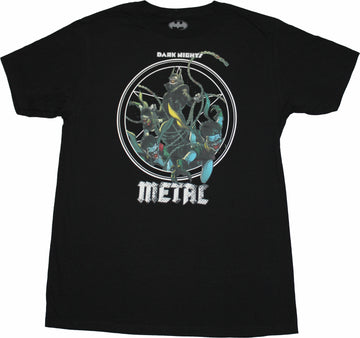 Batman Who Laughs Mens T-Shirt - Dark Nights Metal Circle Image