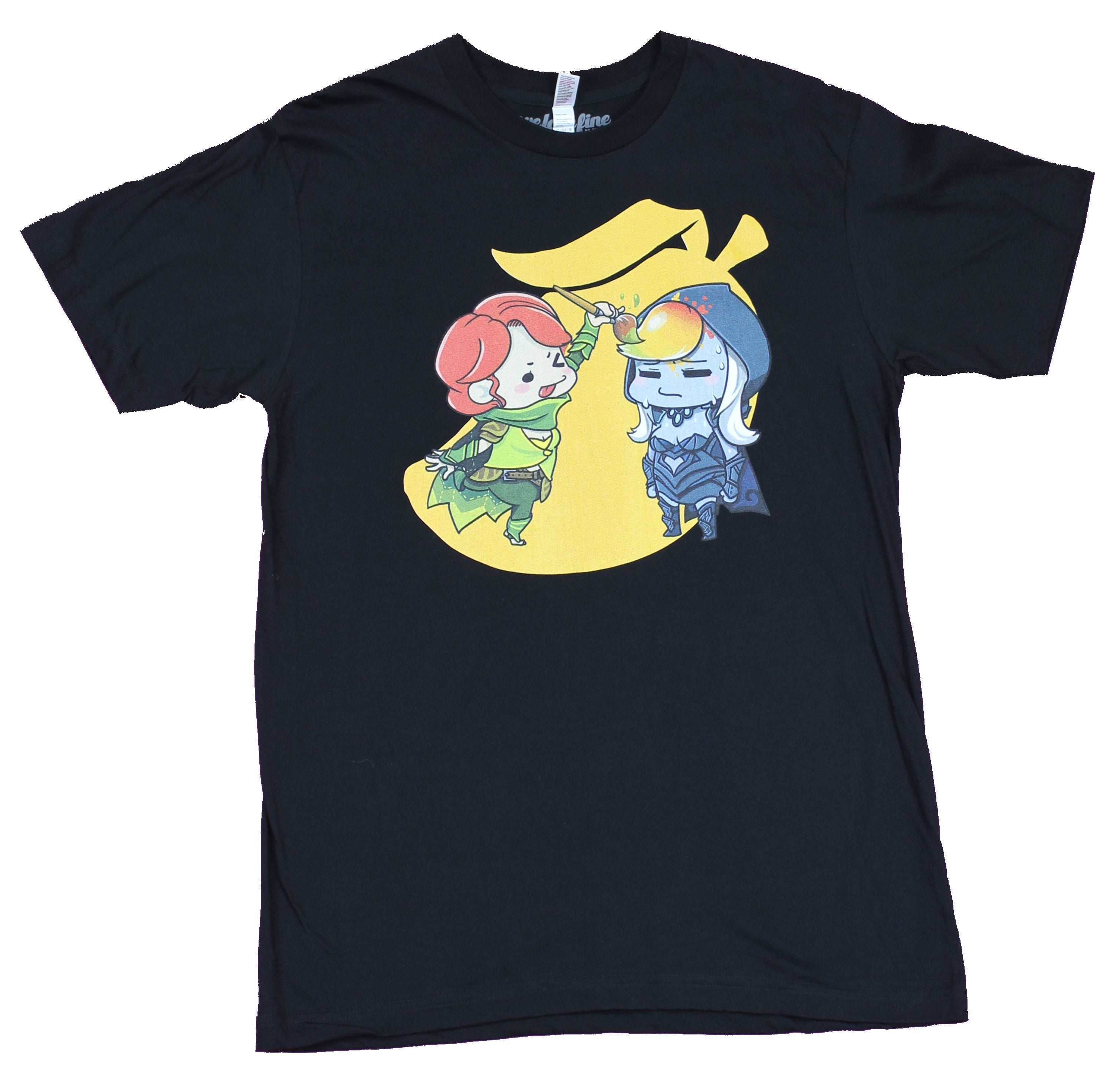 DOTA II Mens T-Shirt - I Love Mango Double Character Image