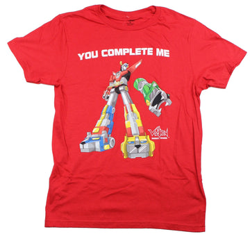 Voltron Mens T-Shirt - You Complete Me Assembled Battle Ready